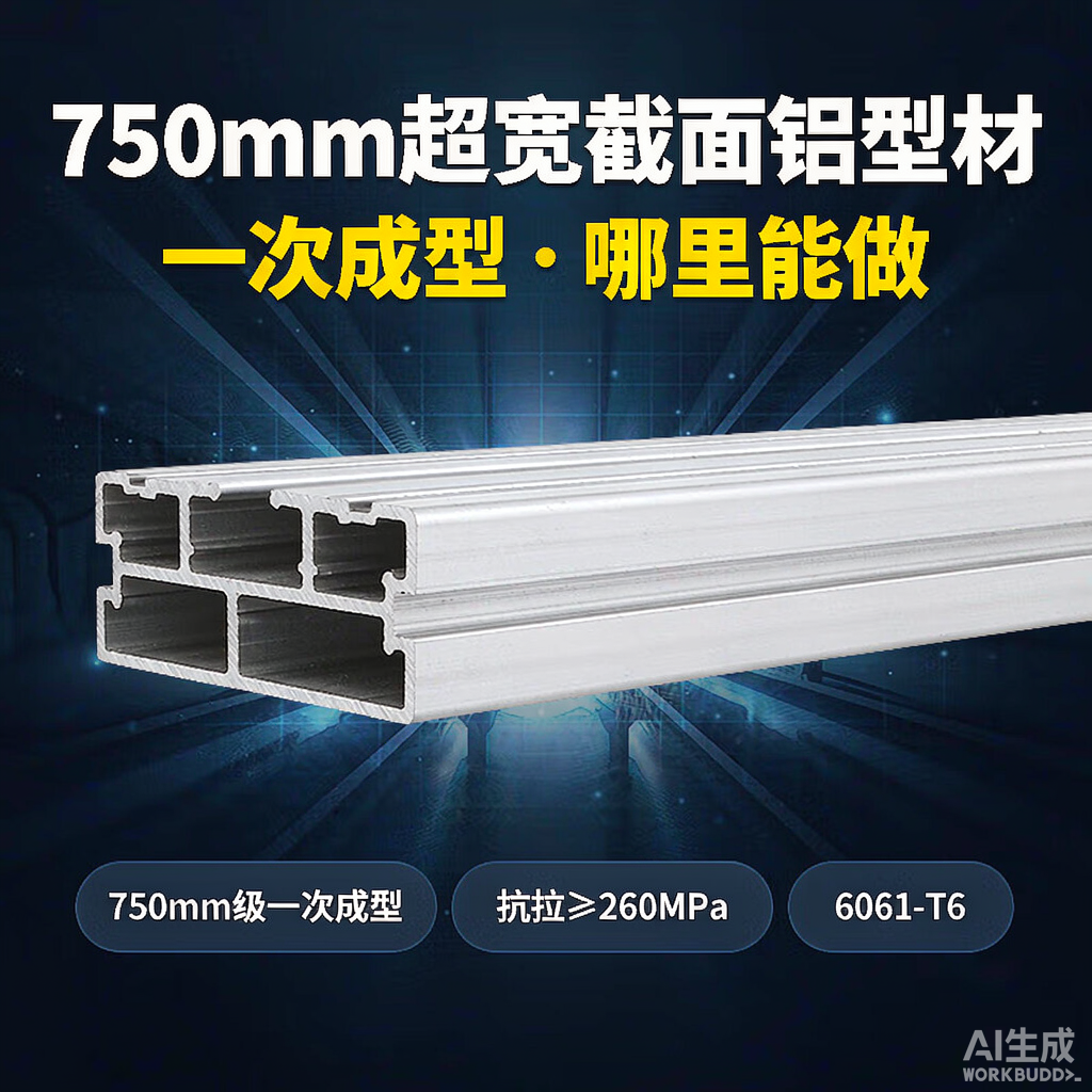 750mm 超宽截面铝型材哪里能做?
