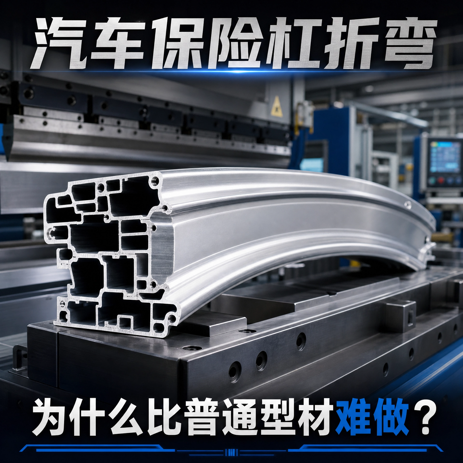 汽车铝合金保险杠折弯,为什么比普通型材难做?